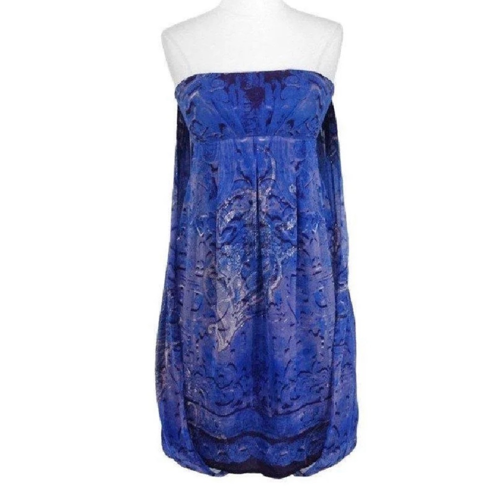 Nicole Miller Collection - Draped Back Strapless Dress Sz 2 prom dress